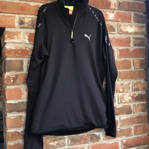 Puma Men’s Small 3/4 zip Fleece Lined Pullover